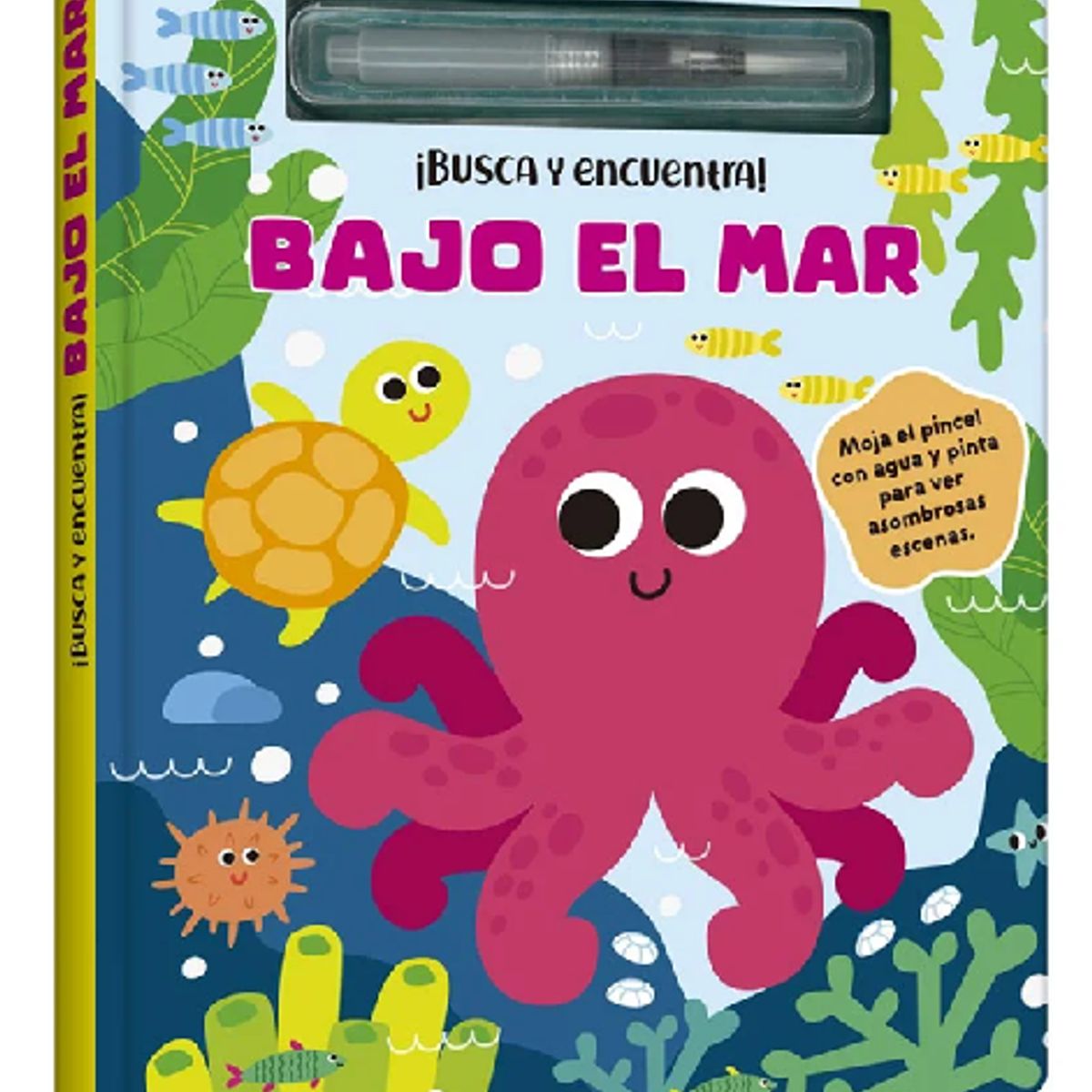 GENERICO - PINTANDO CON AGUA Busca y Encuentra Bajo el Mar