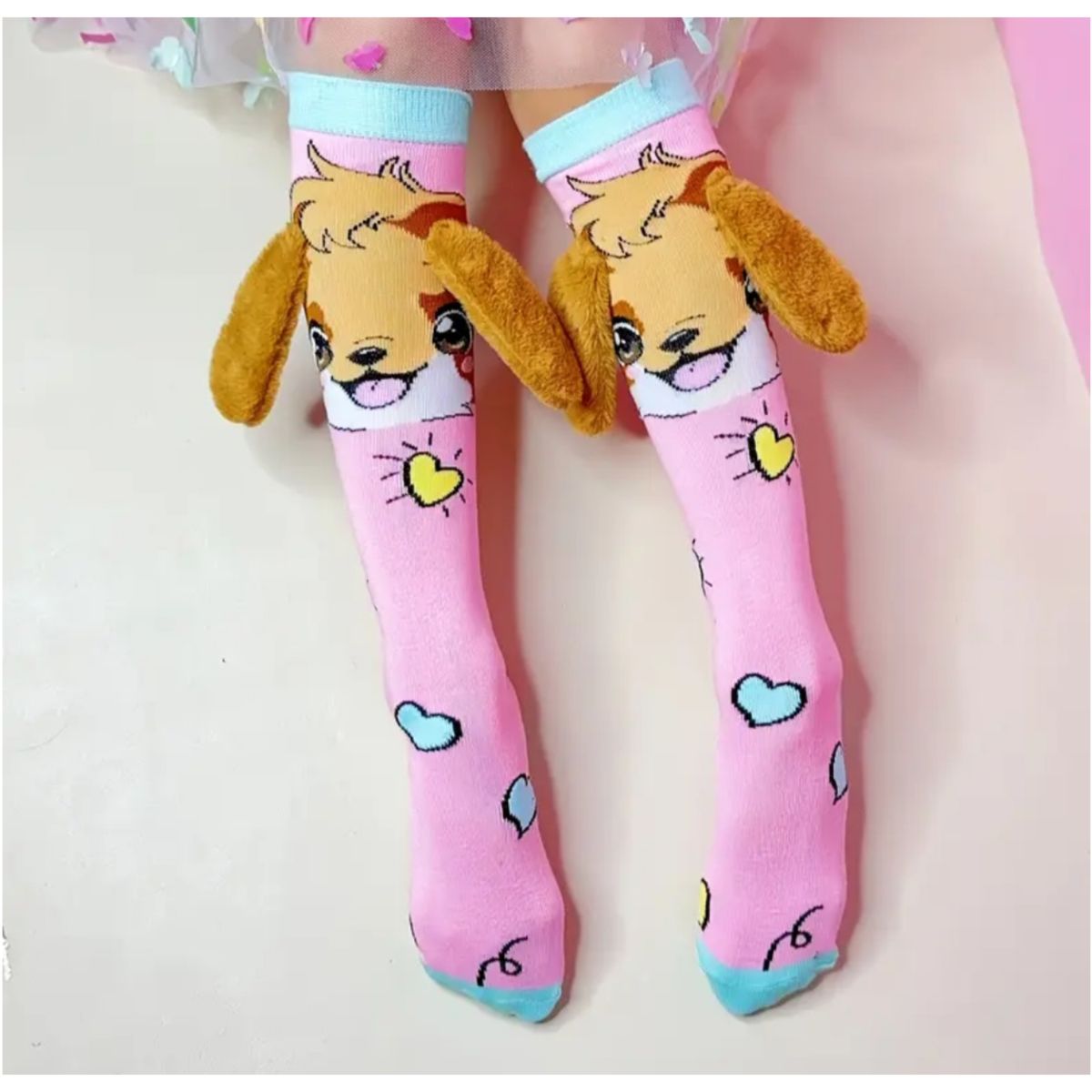 GENERICO - Medias Calcetines Orejas de Perro para Niñas