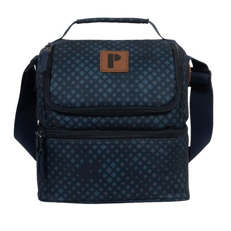 PORTA - LONCHERA TÉRMICA PORTA SENECA PIXEL ASA DE MANO CORREA REGULABLE CINTA CARRY ON