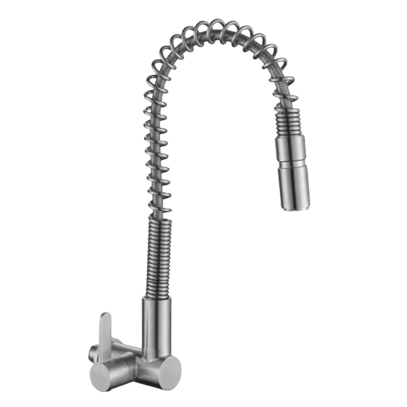 XM - GRIFO GANSO FLEXIBLE PARA COCINA PLATEADO LC304-1072