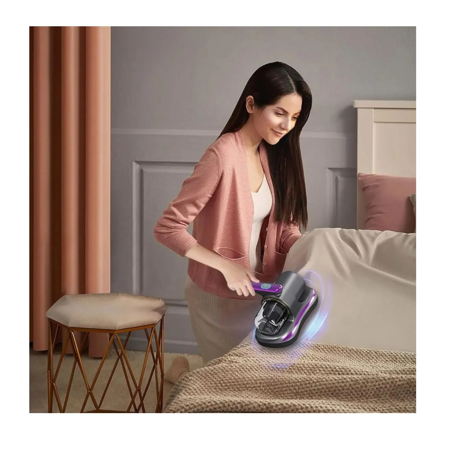 Aspiradora Anti-&Aacute;caros Ultravioleta UV Inal&aacute;mbrica