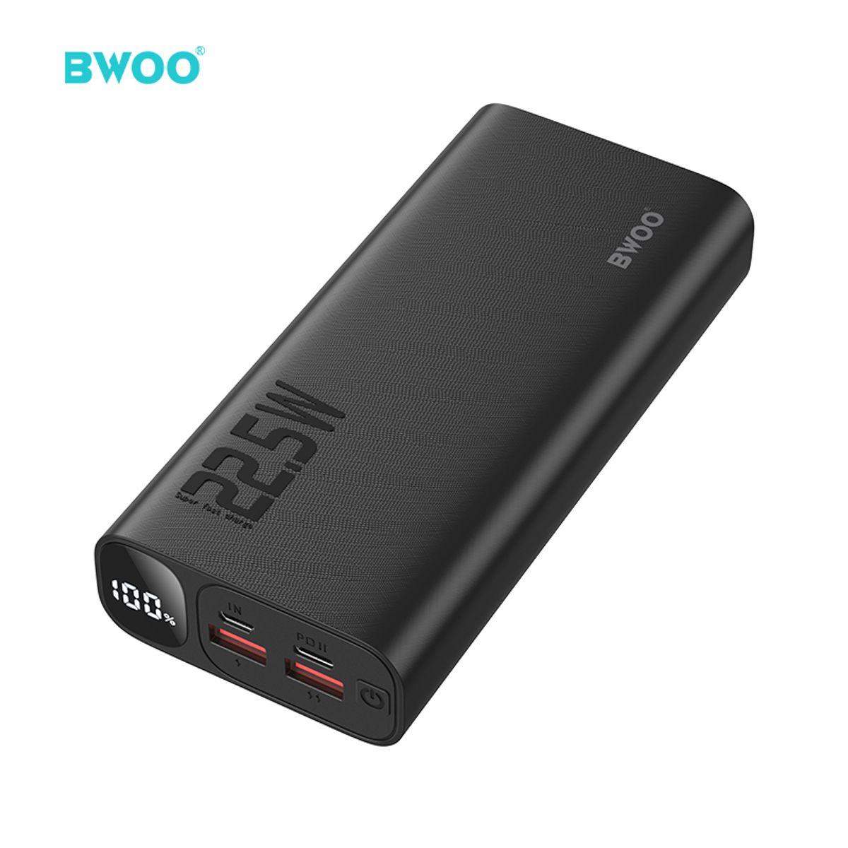 GENERICO - CARGADOR PORTATIL CON PANTALLA DIGITAL 20000MAH 225W BO-P44 BWOO