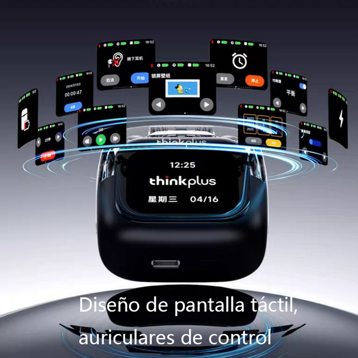 LENOVO - Audífonos Lenovo LP70 Pro Bluetooth  Negro