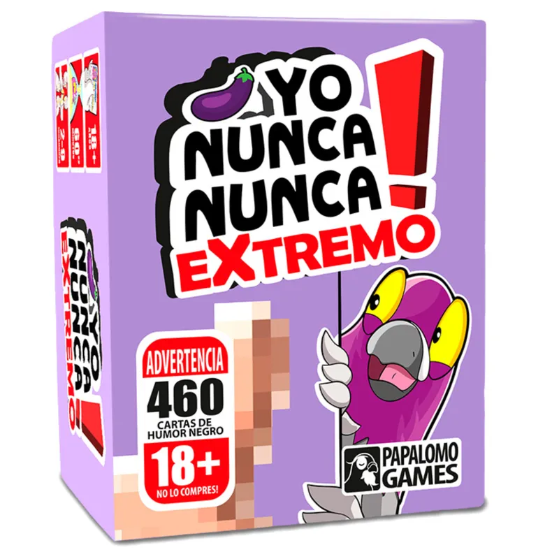 PAPALOMO GAMES - Juego de mesa Yo Nunca Nunca Extremo