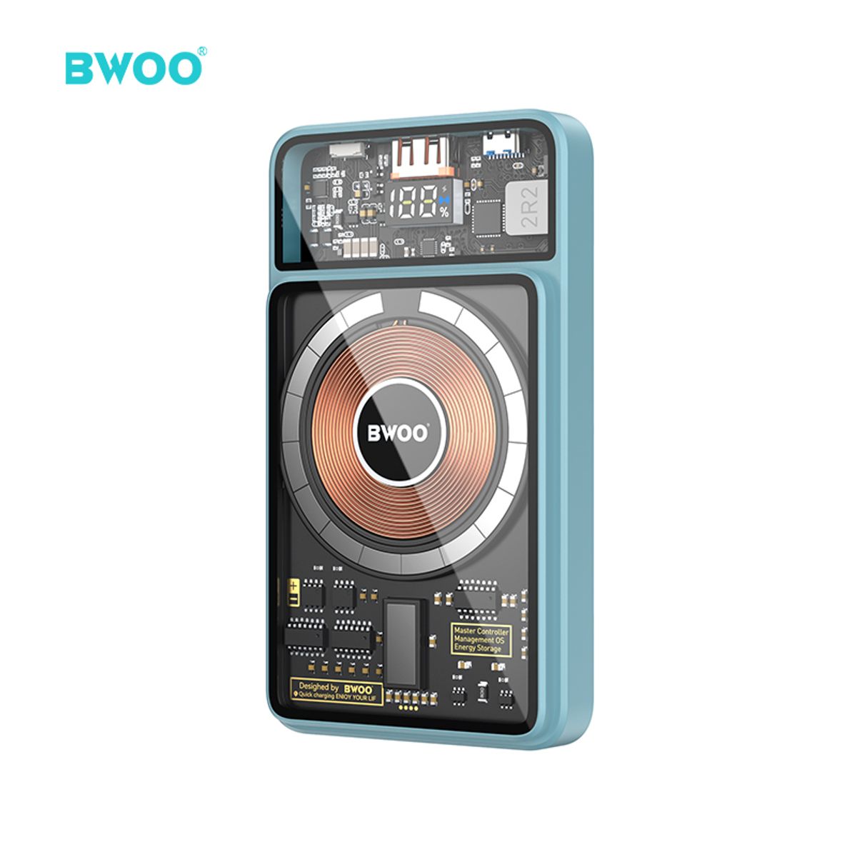 GENERICO - BANCO DE ENERGIA MAGNETICA CARGA INALANBRICA 10000MAH 20W BO-P49 BWOO