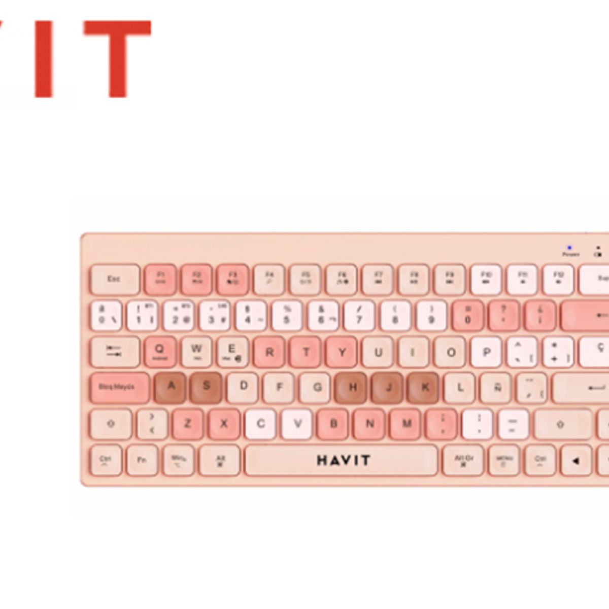 HALION - Kit Teclado y Mouse Inalambrico KB831WB-SP  DPI 1600 HALION