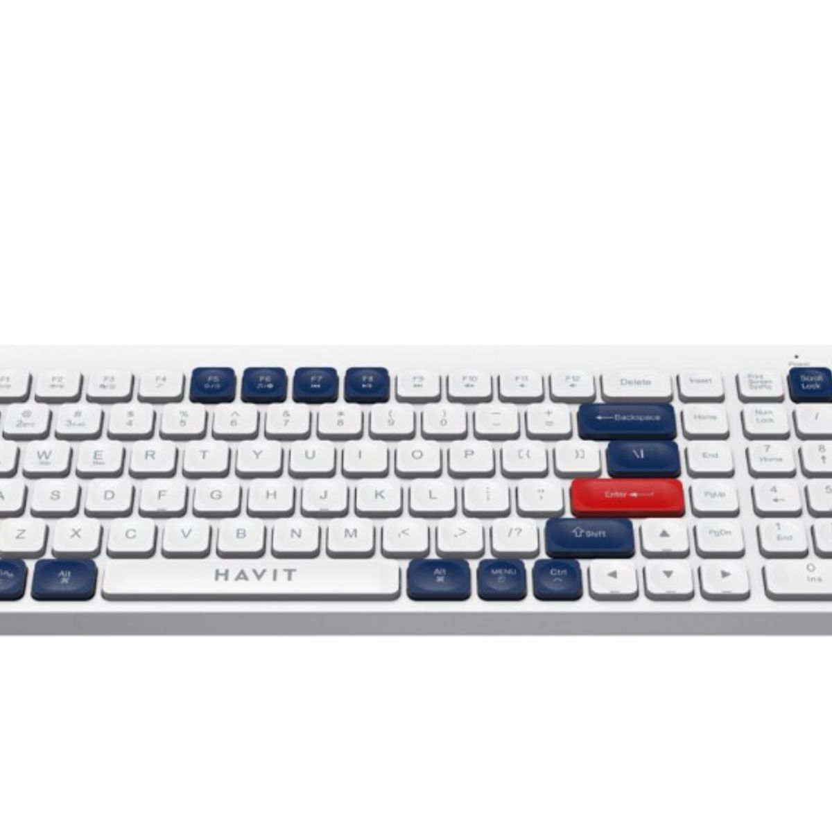 HAVIT - Kit Teclado y Mouse Inalambrico KB830WB-SP Bluetooth DPI 1600 HAVIT