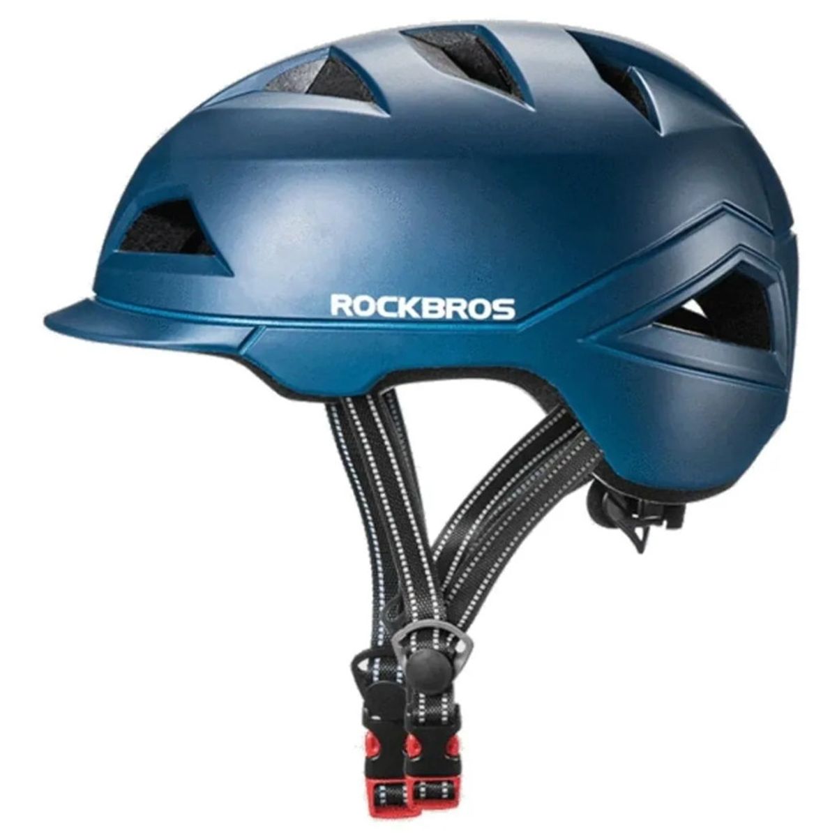 ROCKBROS - Casco bicicleta Urbano Certificado ligero Rockbros TS-56 Azul