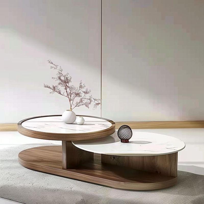 STIL NOVO - MESA DE CENTRO CATRINA MARFIL