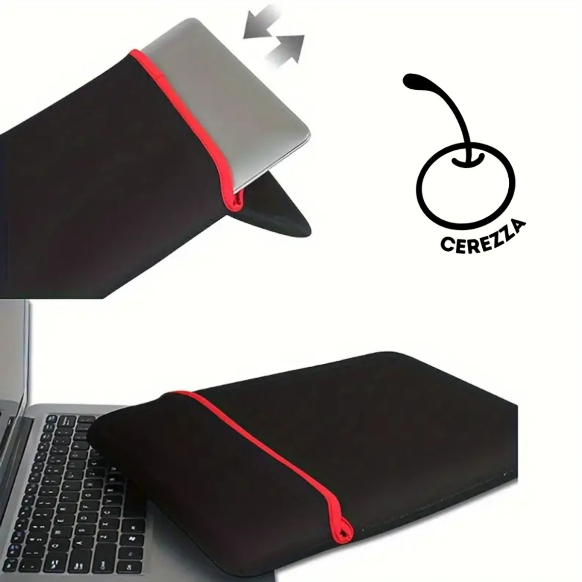 GENERICO - FUNDA NEOPRENO IMPERMEABLE PARA LAPTOP DE 15.6 PULGADAS MEDIDA 40x29cm