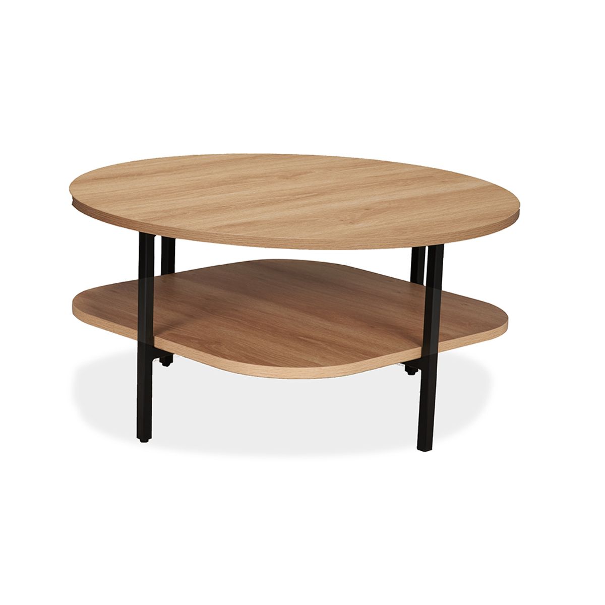 TUGO - Mesa De Centro Addis Laminado Natural