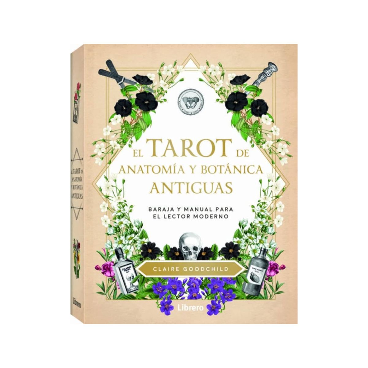 GENERICO - Tarot de Anatomia y Botanica Antiguas Incluye Baraja y Manual