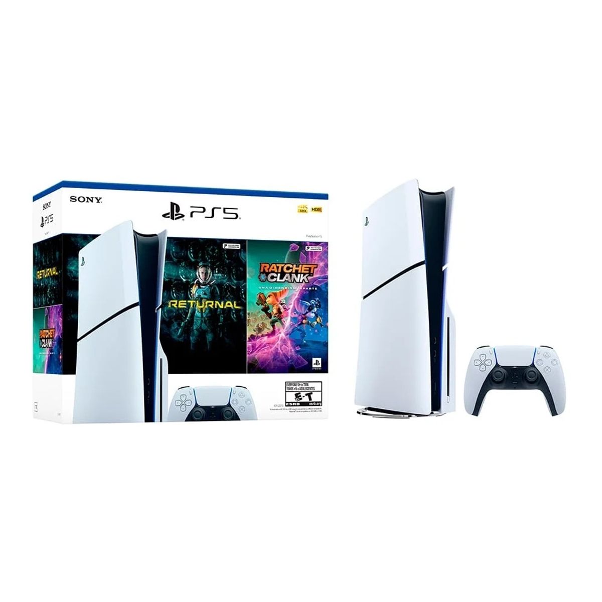 SONY - Consola PS5 Slim Digital 1TB + Returnal + Ratchet & Clank
