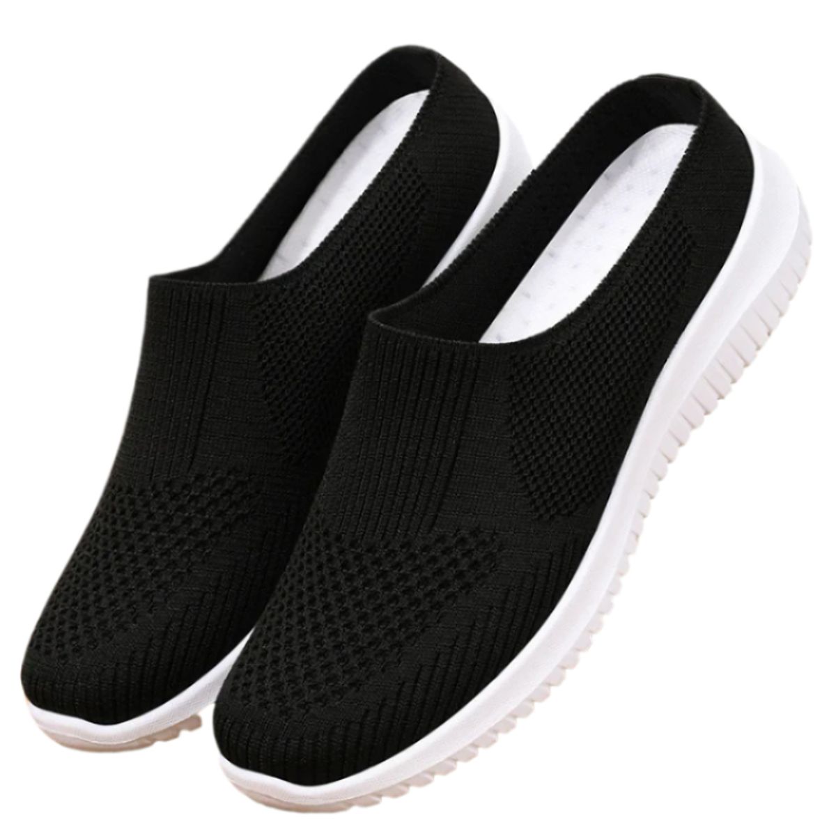 GENERICO - Zapatillas Mujer Sin Cordones Malla Textil Antitranspirante