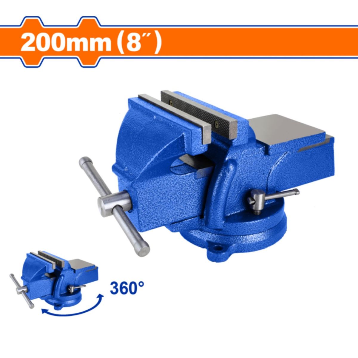 GENERICO - Tornillo De Banco 8 Pulgadas Wadfow-WBV1A08