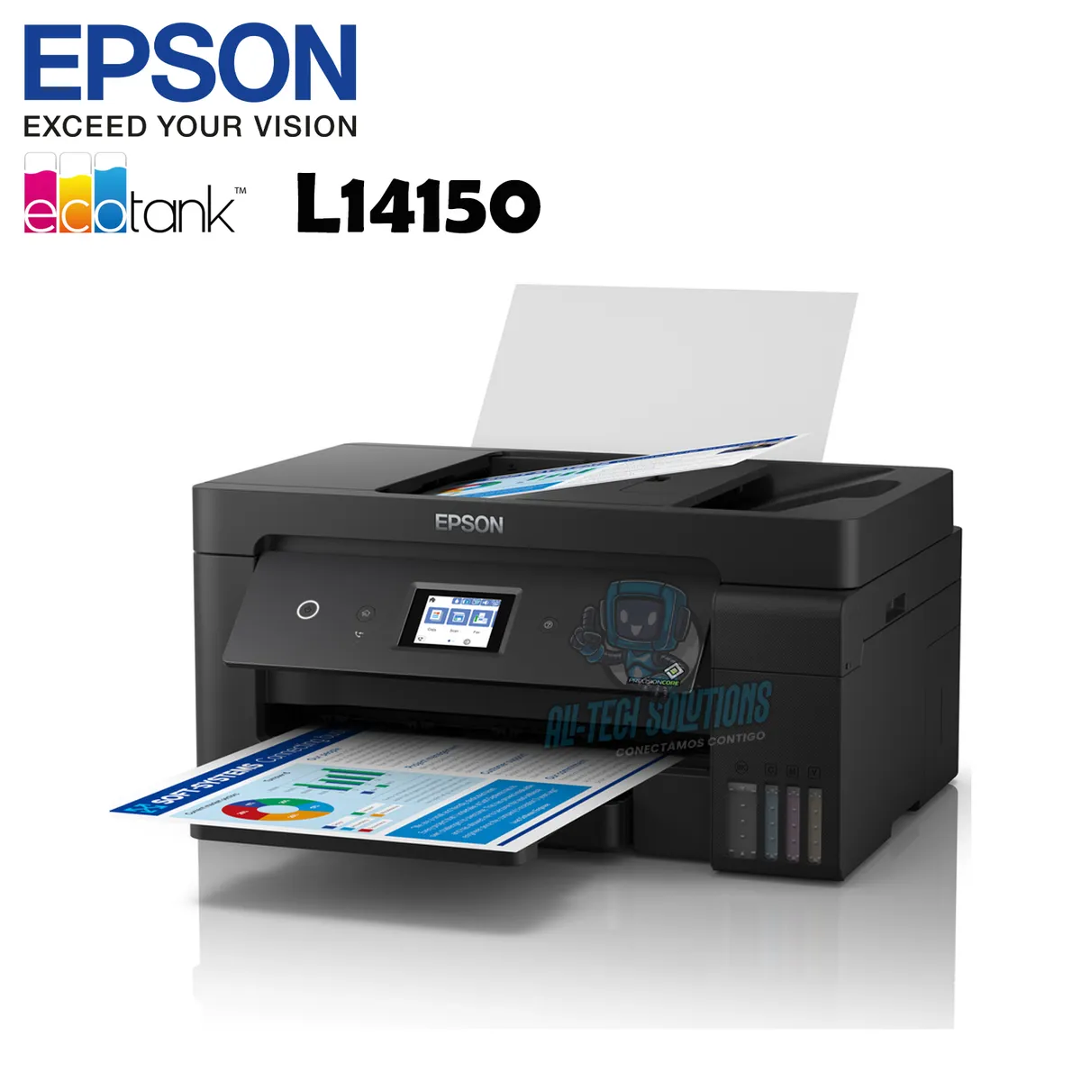 EPSON - IMPRESORA MULTIFUNCIONAL EPSON A3 L14150 WIFI - ETHERNET - DUPLEX