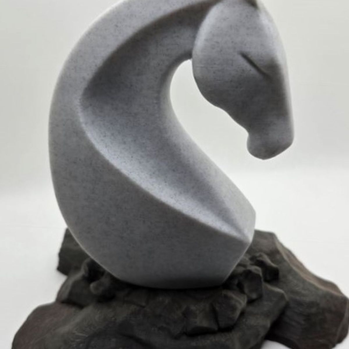 GENERICO - ADORNO EXCLUSIVO CABALLO GRANITO 23cm x 9cm x 16cm