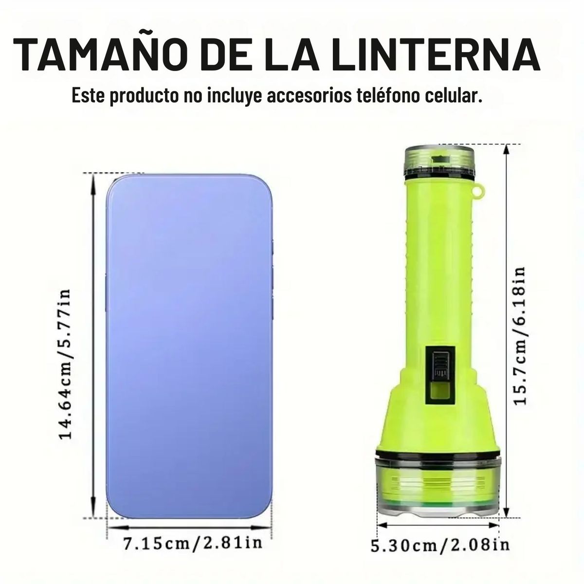CAFINI - Linterna LED para pesca y buceo recargable por USB resistente al agua