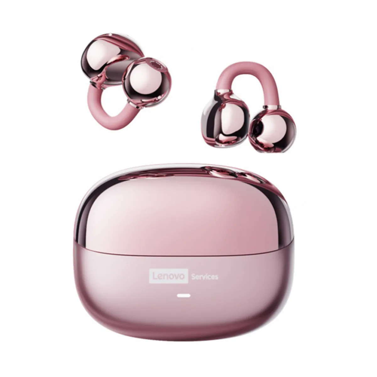 LENOVO - Audífonos Lenovo Clip MAX LE06 TWS  Bluetooth 6.0 - Rosa