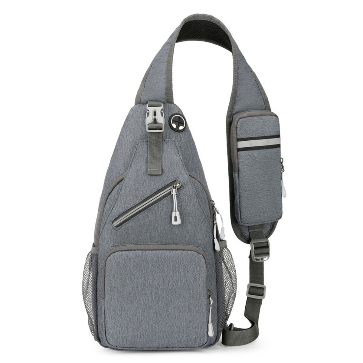 VATYERTY - Bolsa bandolera ligera Gris