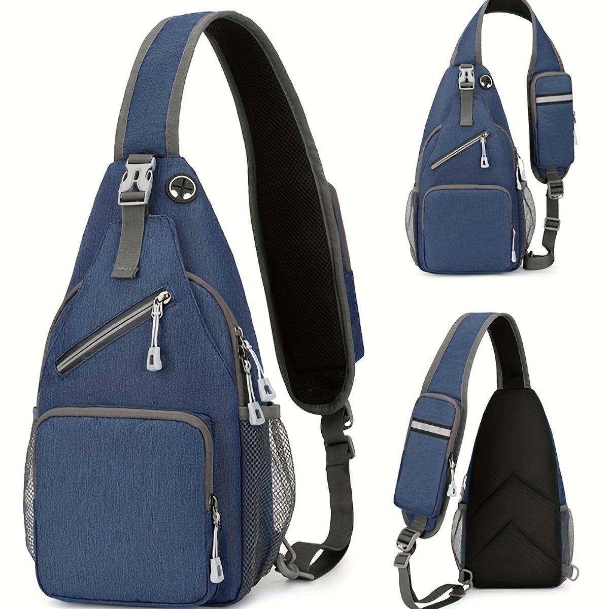 VATYERTY - Bolsa bandolera ligera Azul