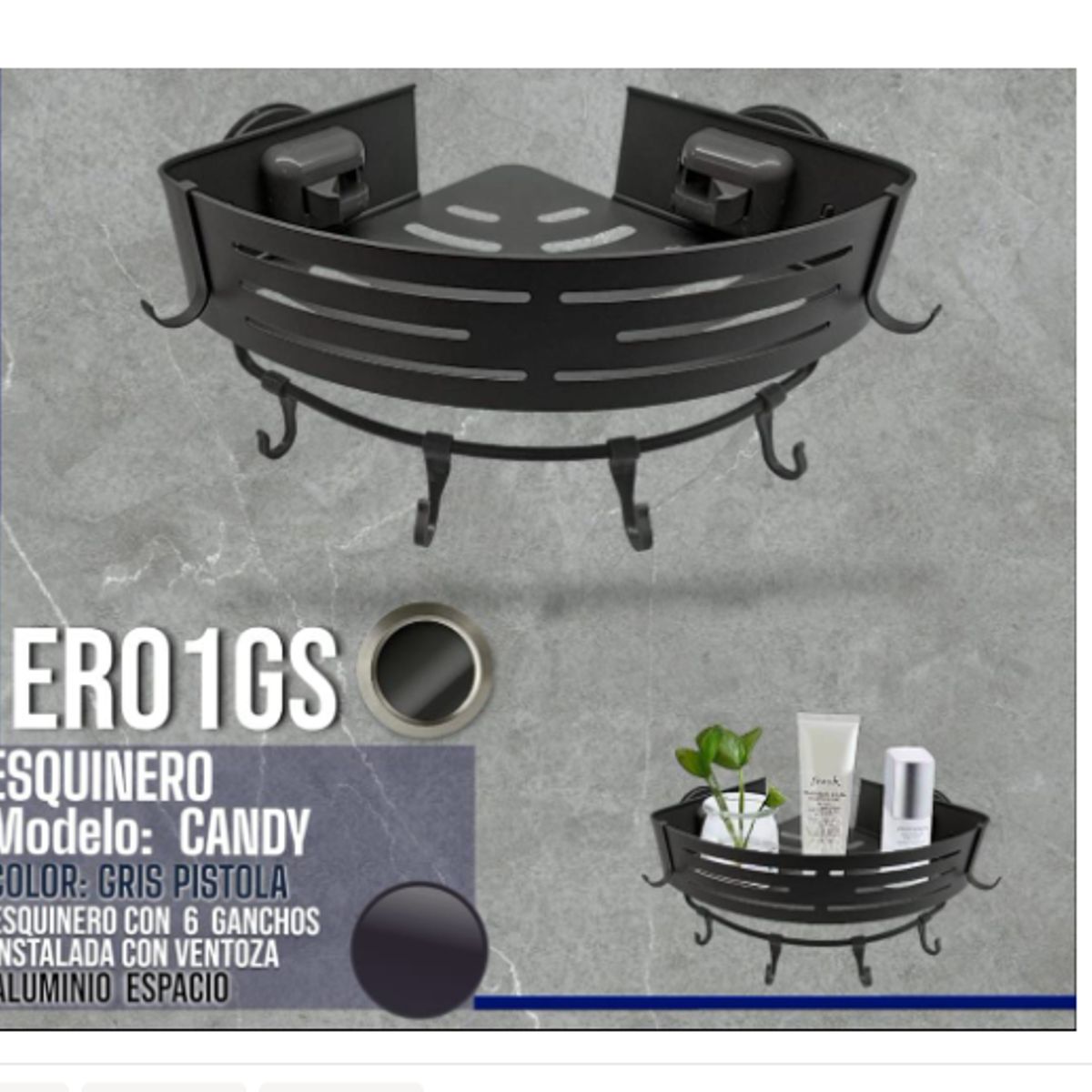 GENERICO - ESQUINERO MATE CON SUCCION