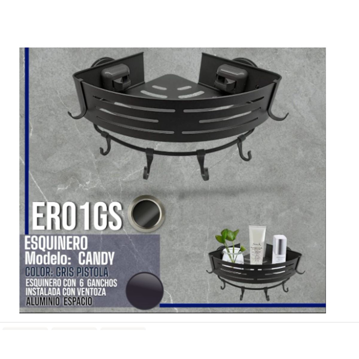 GENERICO - ESQUINERO MATE CON SUCCION