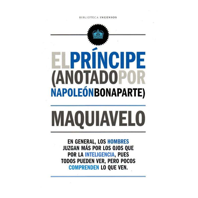 GENERICO - El Príncipe Comentado por Napoleón Bonaparte Maquiavelo