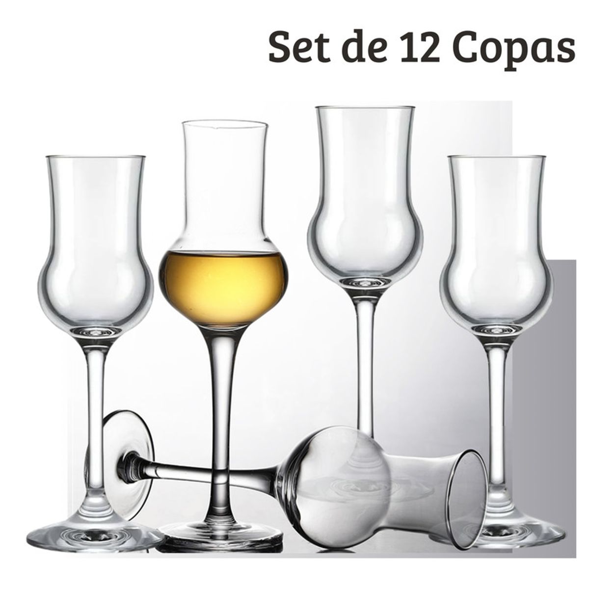 NADIR - Copa para Pisco 90ml Set de 12 Copas Alambic Nadir