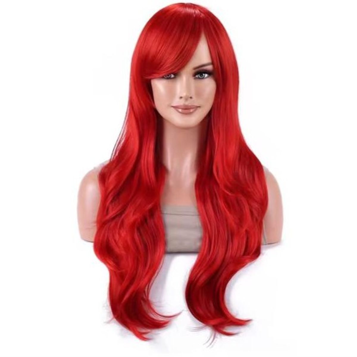 GENERICO - Peluca larga roja - Disfraz