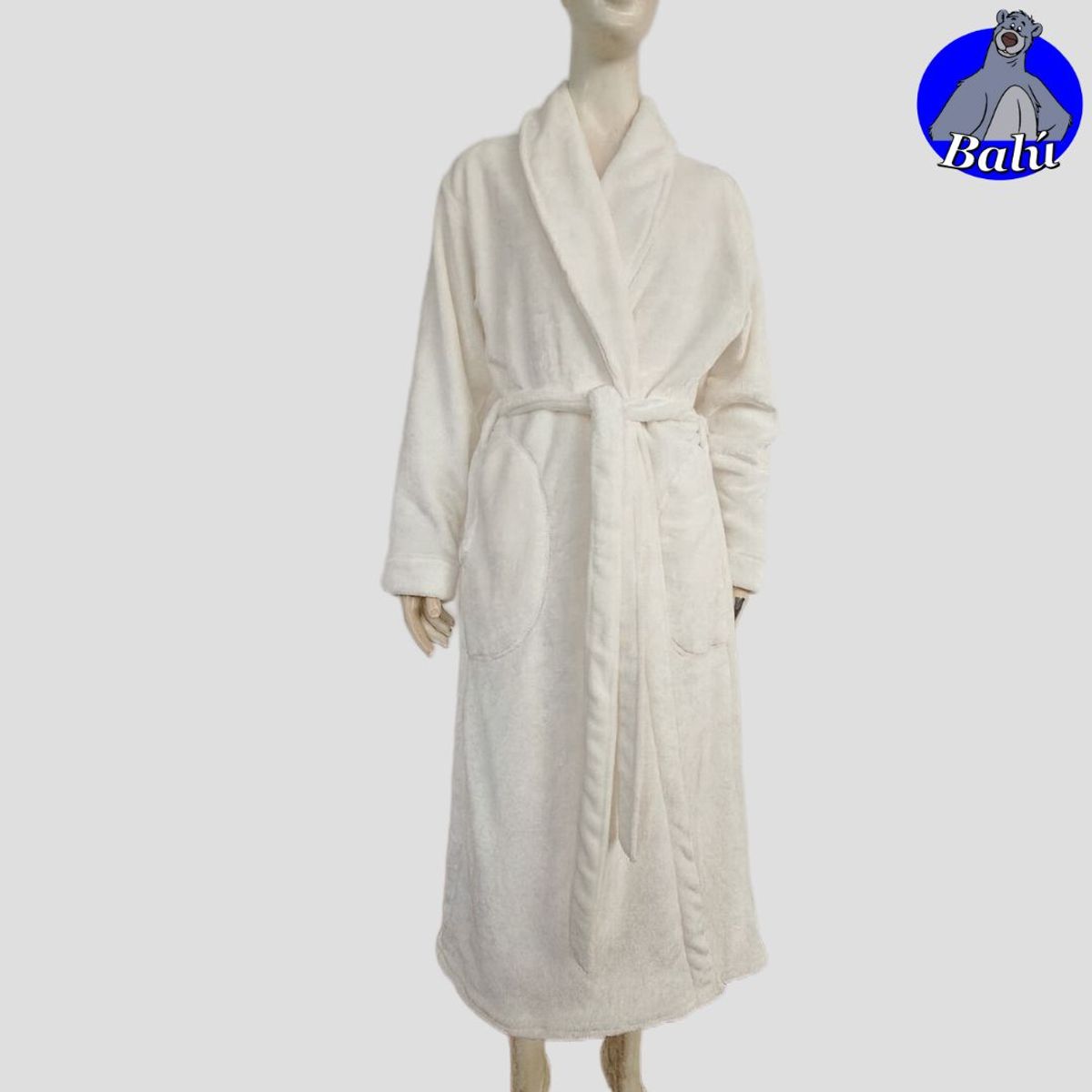 GENERICO - Salida de cama larga en felpa