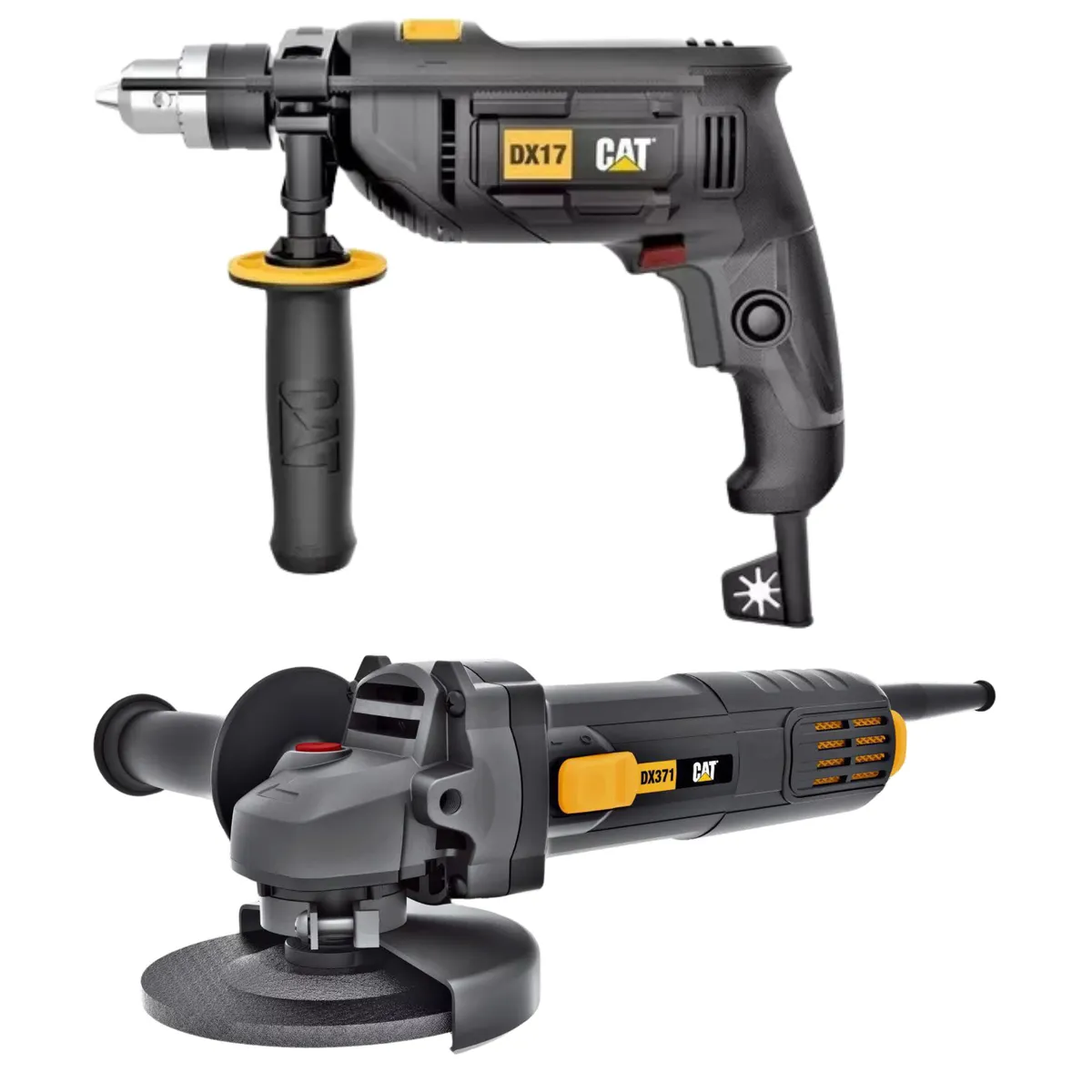 CAT - TALADRO PERCUTOR IMPAC DRILL 600W  AMOLADORA ANGULAR 750W  COMBO  CAT