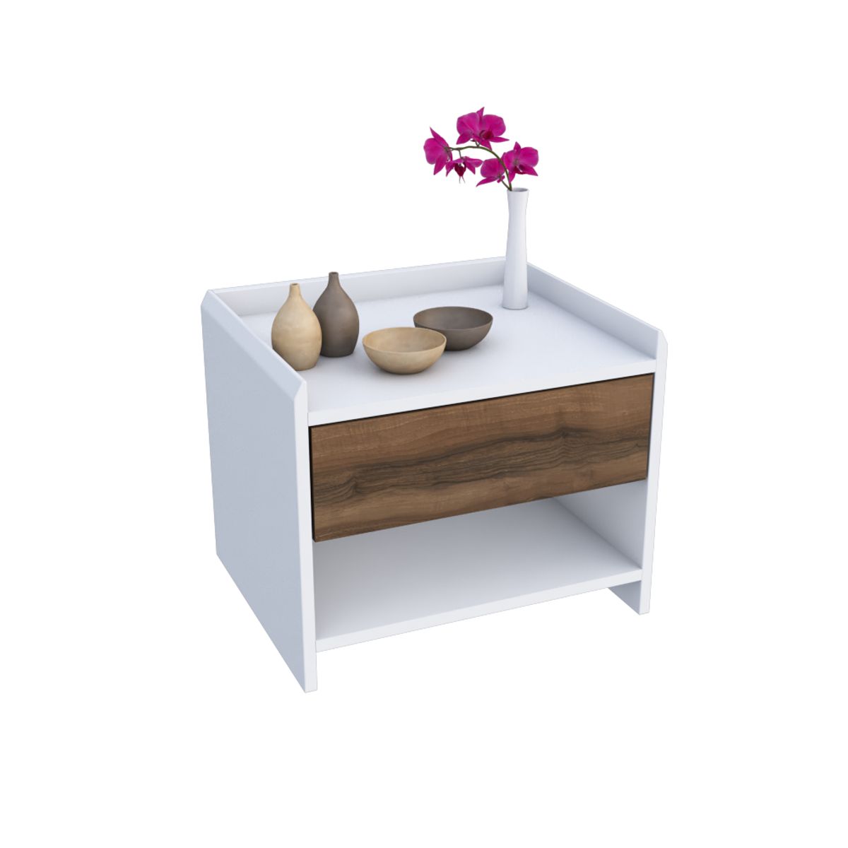 MUEBLES MACRUMO - VELADOR NOX 1 CAJÓN INHOTIM