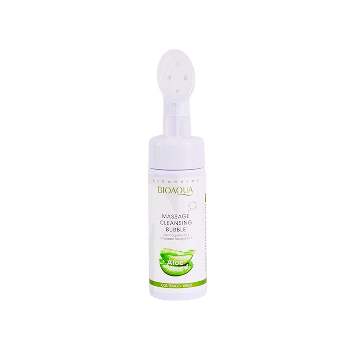 BIOAQUA - Espuma Limpiadora Facial Aloe 2 En 1 Desmaquillante 150Gr Bioaqua