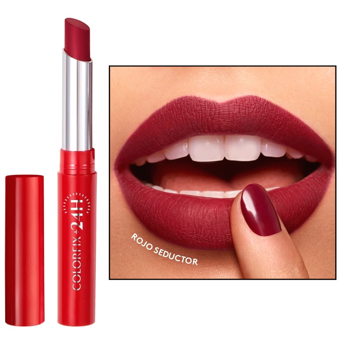 ESIKA - Labial colorfix 24h mate ésika rojo seductor