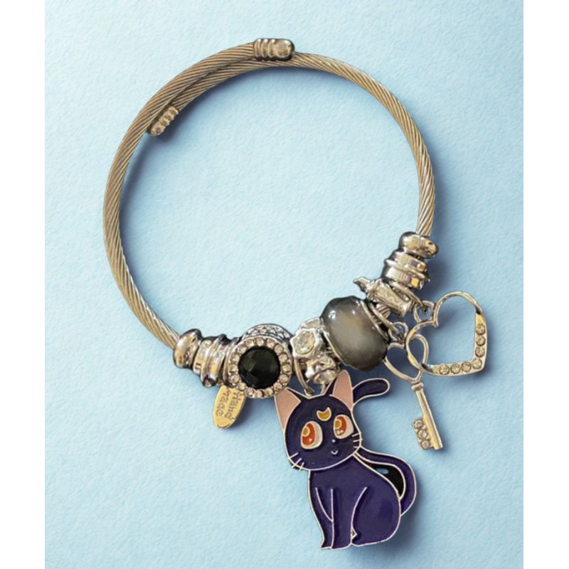 GENERICO - Pulsera tipo Brazalete regulable de Gatita