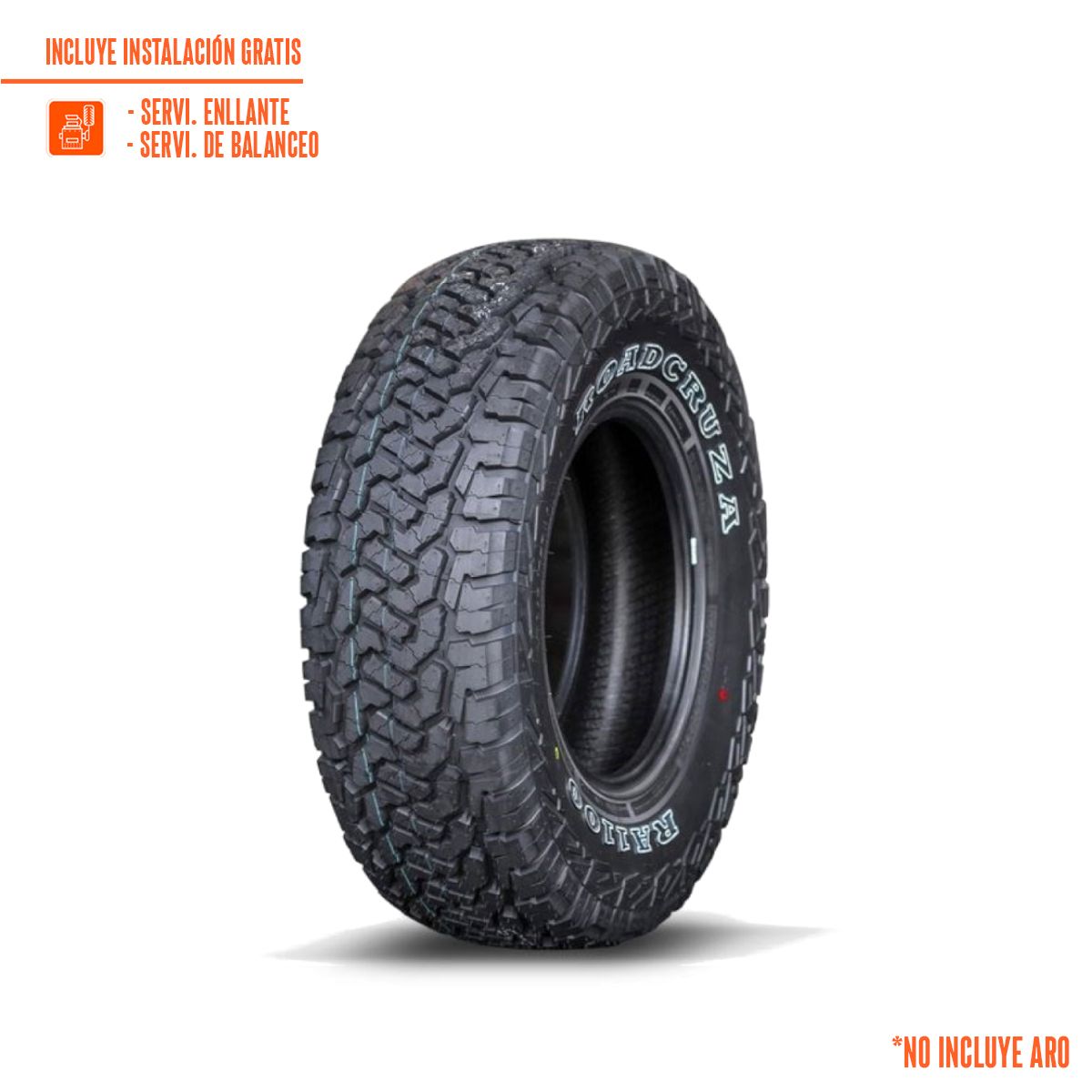 GENERICO - Llanta LT245/75R16 ROADCRUZA RA1100 120/116R 10PR