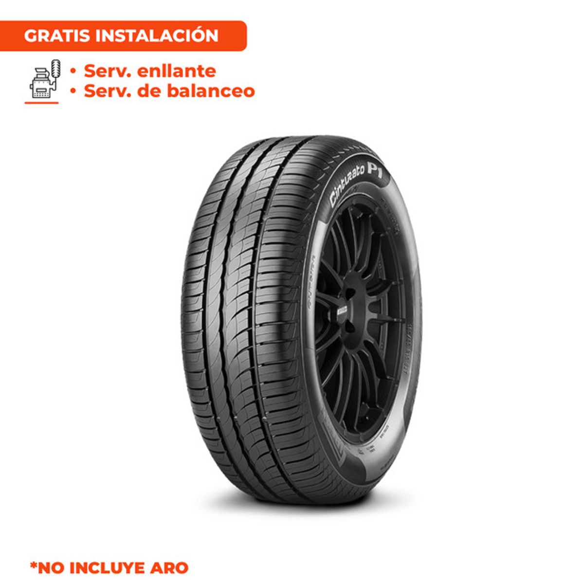 PIRELLI - Llanta 225/50R17 PIRELLI P1 CINTURATO PLUS 98V
