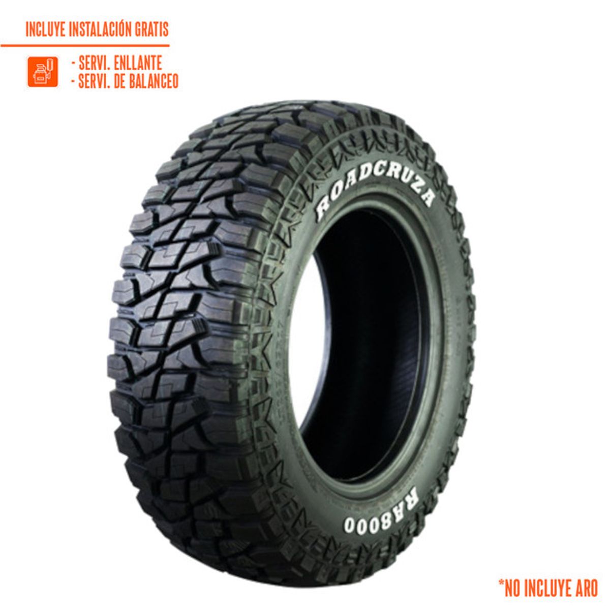 GENERICO - Llanta LT265/70R17 ROADCRUZA RA8000 121/118Q 10PR