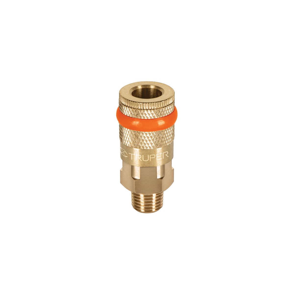 TRUPER - Acople Rápido Macho, De Latón, Cuerda 1/4 Npt Truper 19085