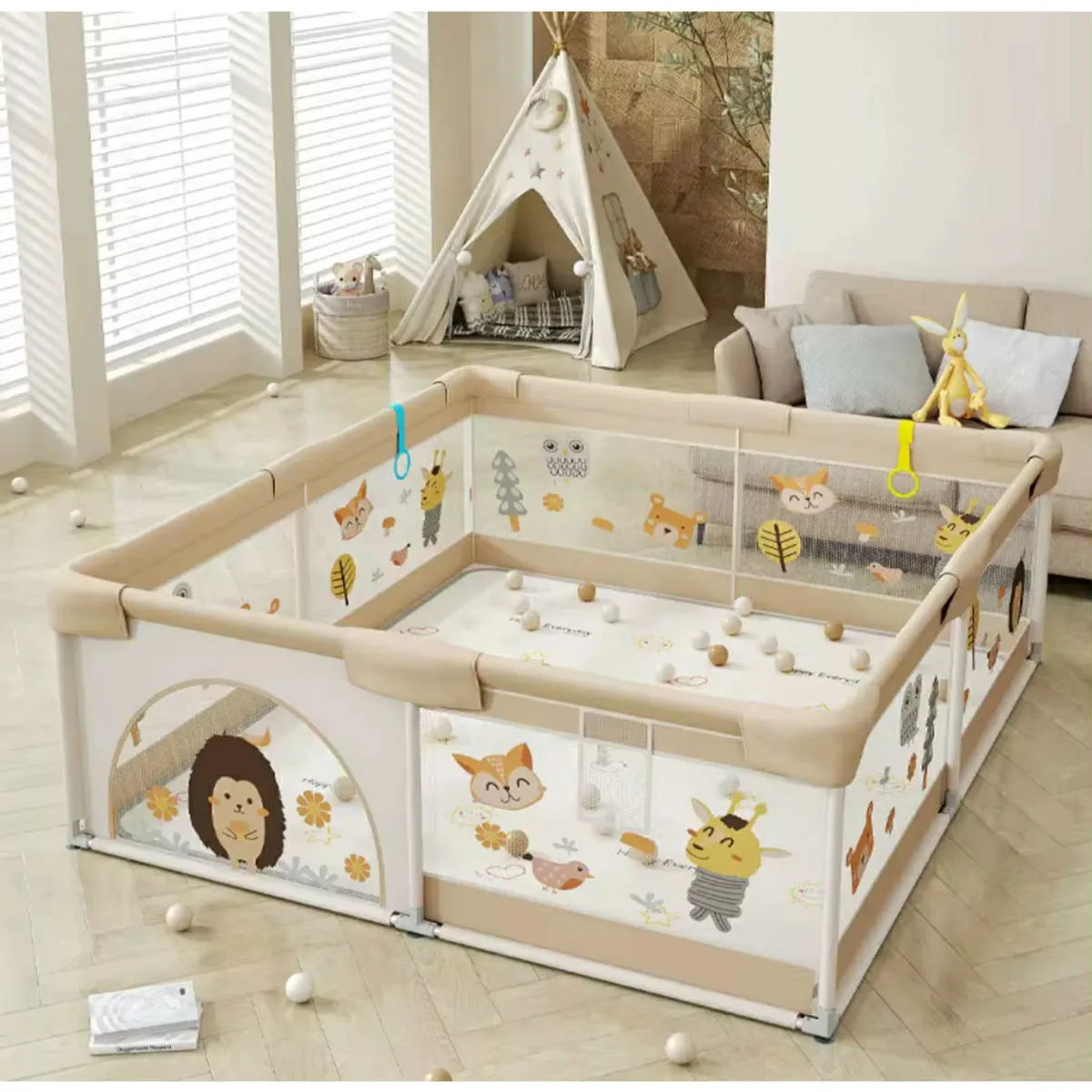 GENERICO - Corral Grande Infantil  de Bebes y Niños Niñas Corralito