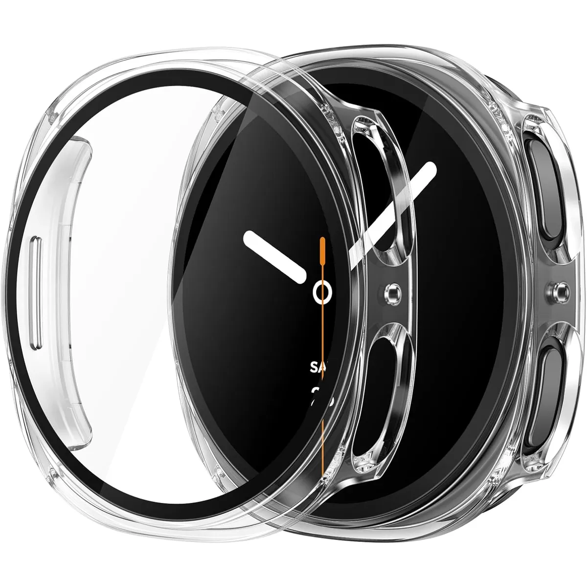 GENERICO - Bumper para Samsung Galaxy Watch 8 40 mm  - Transparente