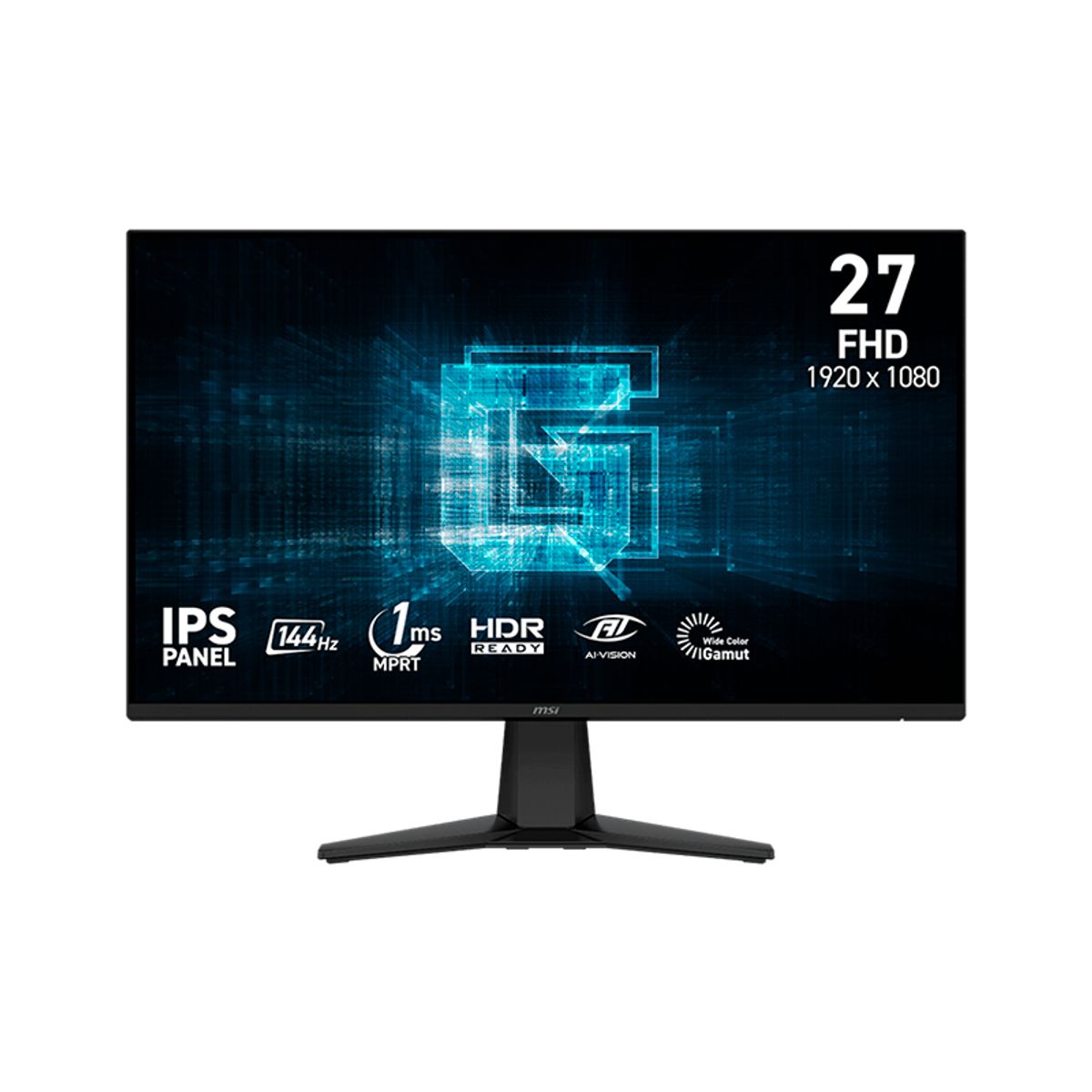 MSI - MONITOR G275L E14 MSI GAMING 27 PLANO FHD IPS 144Hz 1MS HDMI DP