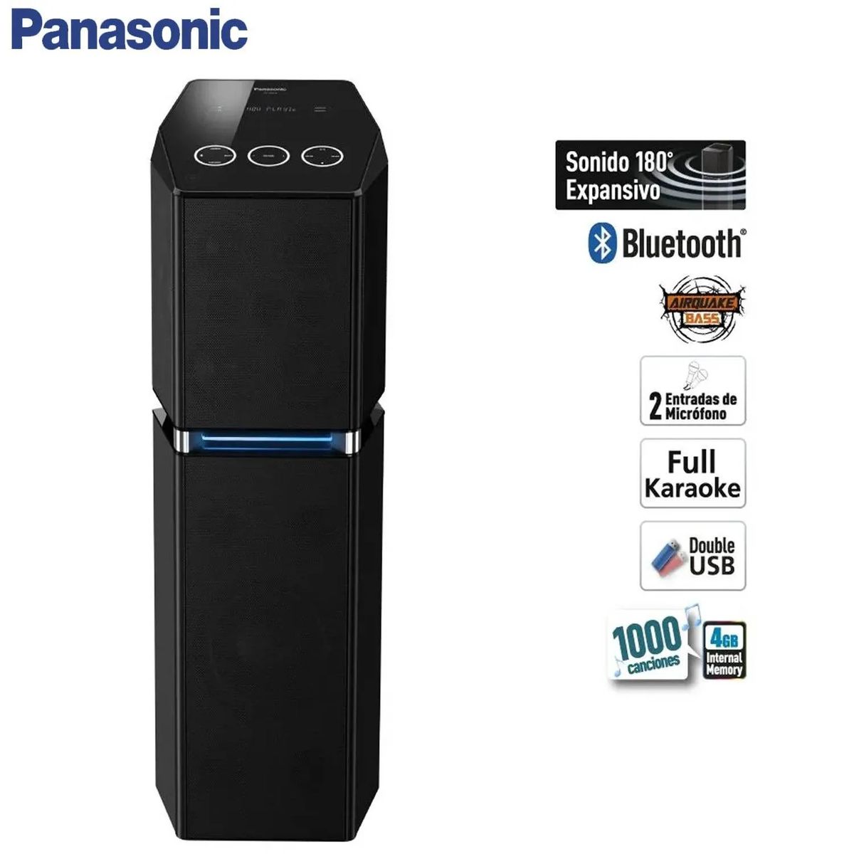 PANASONIC - Minicomponente One Body Panasonic SC-UA70 1700 W (RMS)