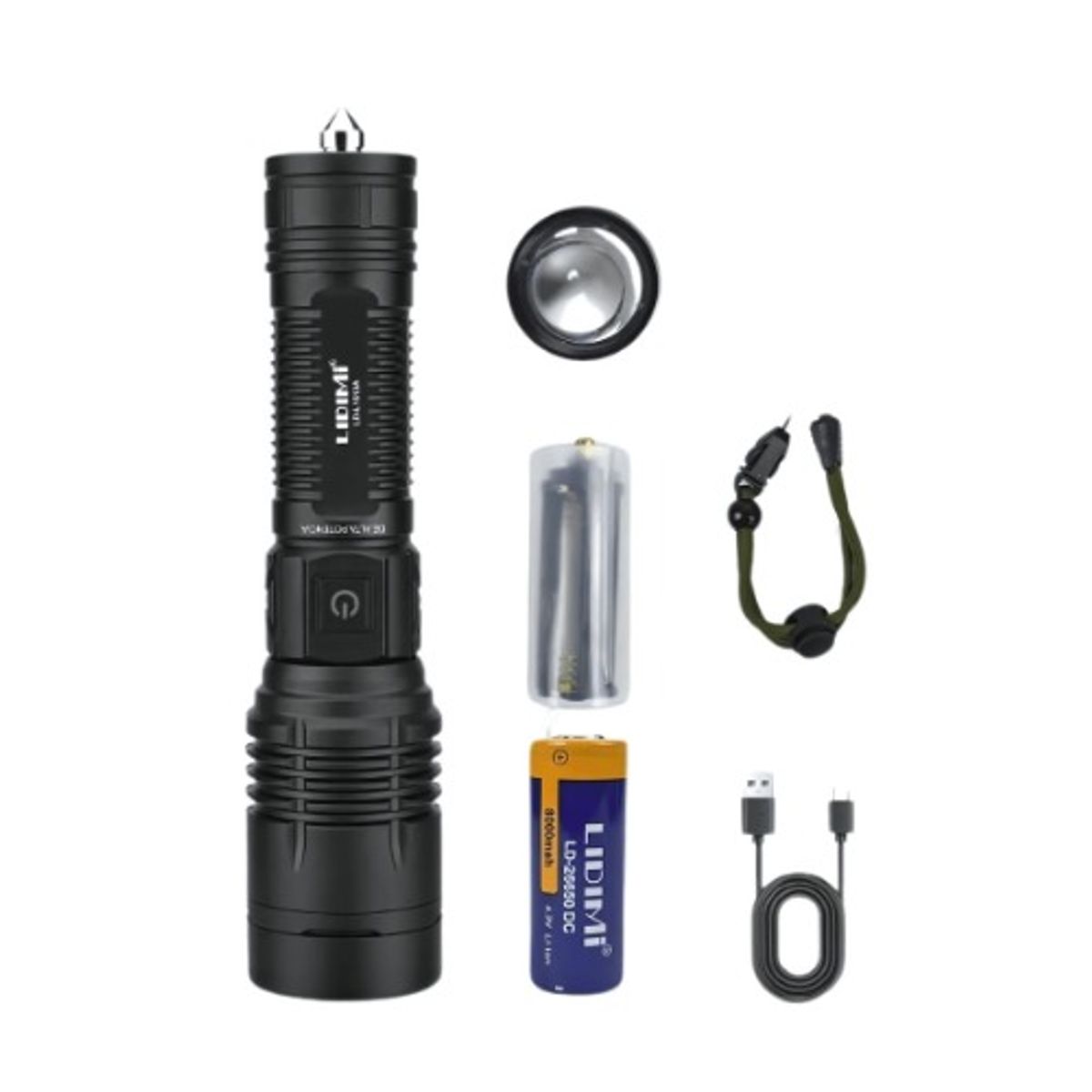 LIDIMI - Linterna Recargable Lidimi Con Centro De Encendedor