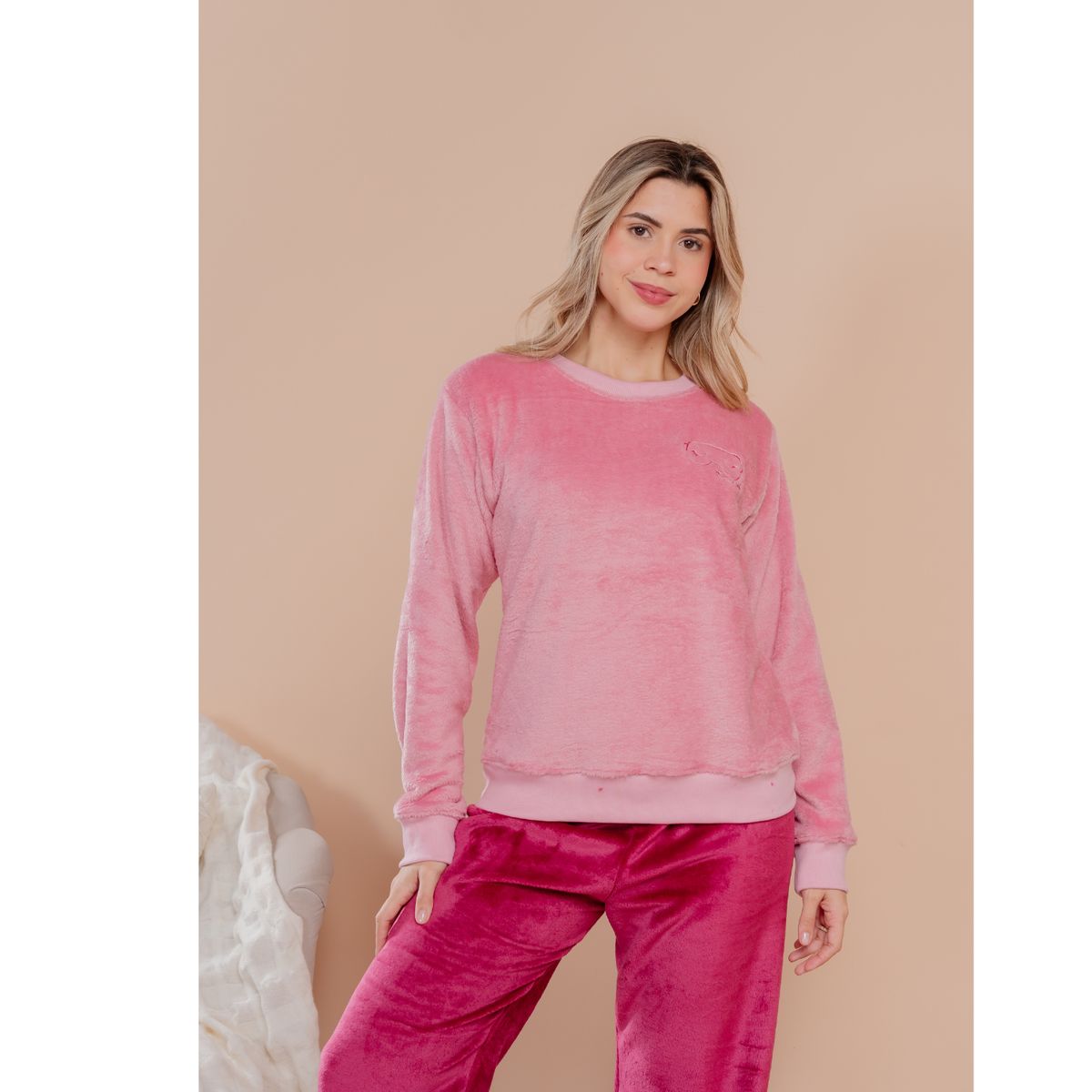 SOÑALIERE - Pijama Dama  Peluche Invierno