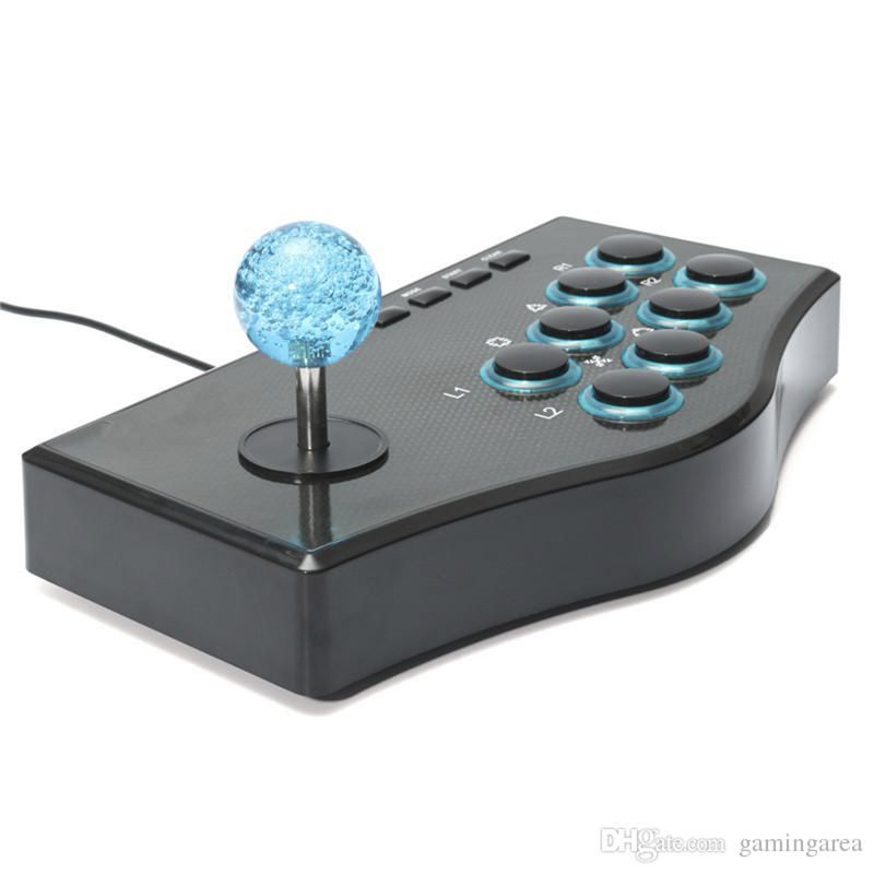 GENERICO - Controlador Joystick Arcade Compatible PC PS2 PS3 Android