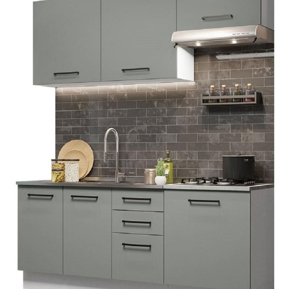 MADESA - Mueble de Cocina Integral Agata 180 cm - Con Lavadero 06