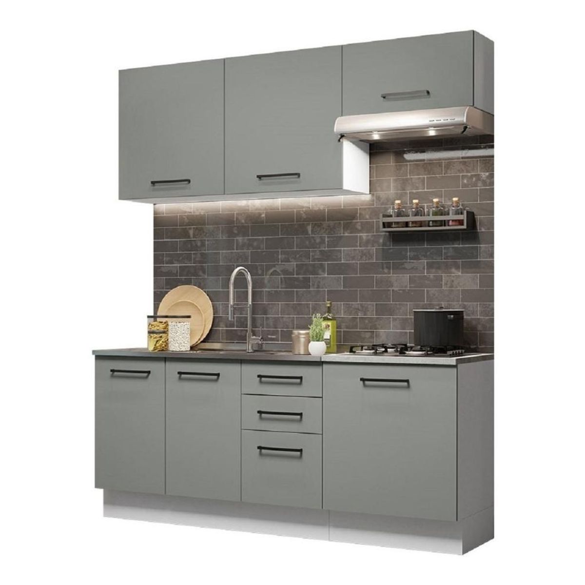 MADESA - Mueble de Cocina Integral Agata 180 cm - Con Lavadero 06