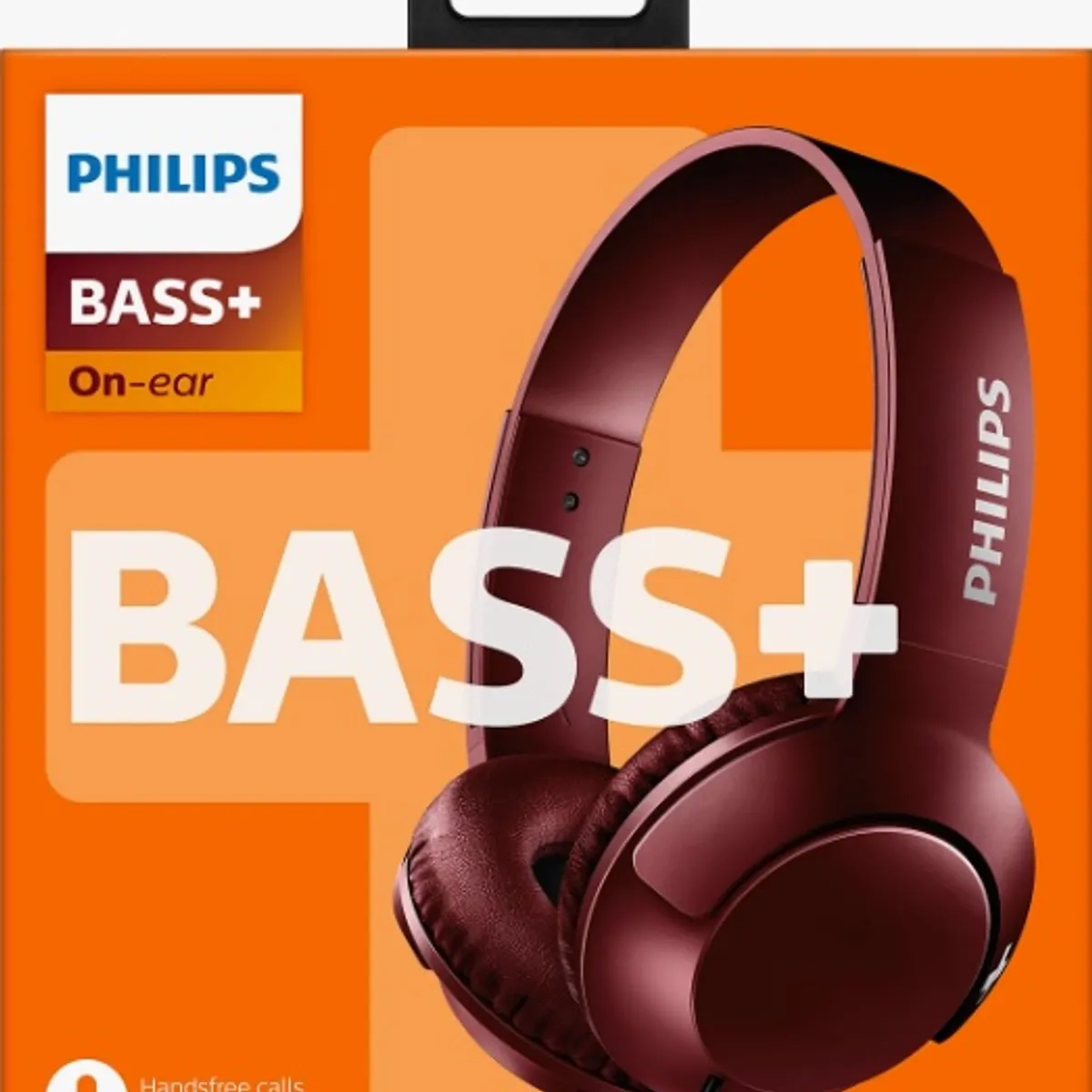 PHILIPS - AUDIFONO CON MICROFONO PHILIPS ROJO SHL3075